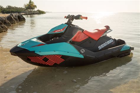 Although these crafts brought popularity to this sport, the first mass-produced PWC was the 1968 Bombardier Sea-Doo 320 (a.k.a. the Sea-Doo 318 or “Jet-Powered Aqua-Scooter”). This ski was built on a strange, flat-bottomed hull measuring 94 inches in length and 58 inches in width. The power source of the Sea-Doo 320 was an air-cooled ...